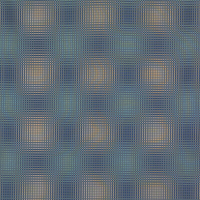 GASTON Y DANIELA WEAVE GEOMETRIC BLUE,BRONZE, - LCT5365.003.0 OUTLET