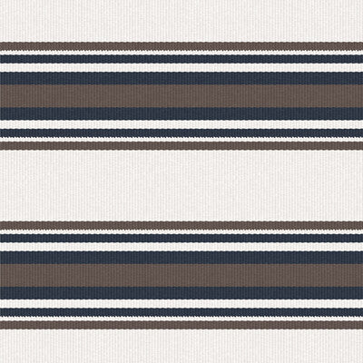 GASTON Y DANIELA STRIPES IVORY,INDIGO,BRONZE - LCT5463.004.0 OUTLET