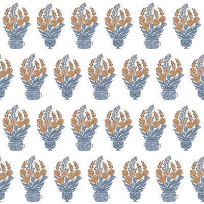 GASTON Y DANIELA CELORIO WP PRINT--BOTANICAL & FLORAL- AZUL/TEJA - LCW1020.001.0 OUTLET