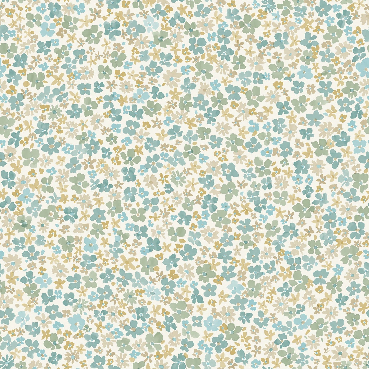 GALERIE WALLCOVERINGS Little Dreamers Classical, Floral, All-over Green - GDLD3009