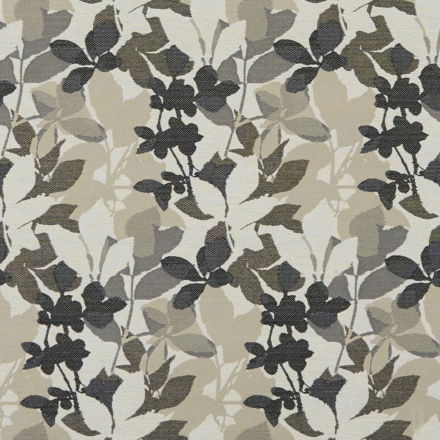 JF Fabrics inside-out LEAFLET 97 Fabric Transitional,Contemporary,Floral Grey/Silver Jacquard,Outdoor,Texture - 7833297 J8391