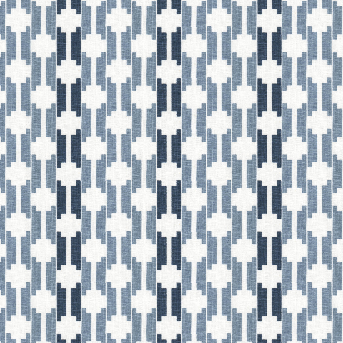 STOUT TEXTILES MULTIPURPOSE,PRINT TRANSITIONAL,, GEOMETRIC DENIM - LEAG-2