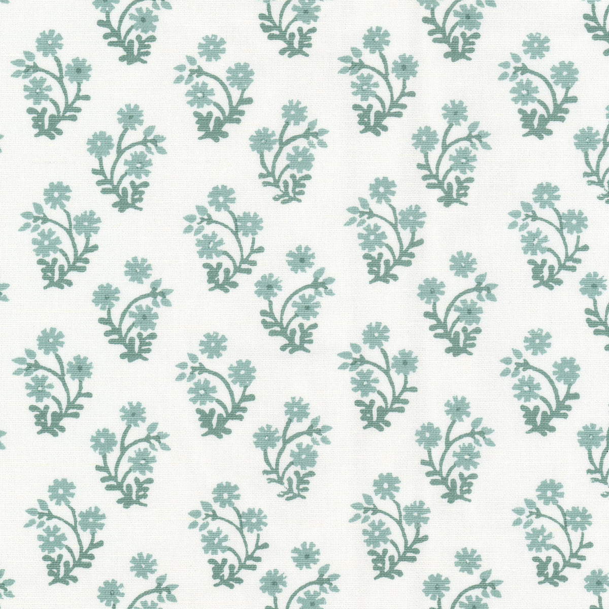 STOUT TEXTILES MULTIPURPOSE,PRINT TRADITIONAL, FLORAL TURQUOISE - LEMA-5