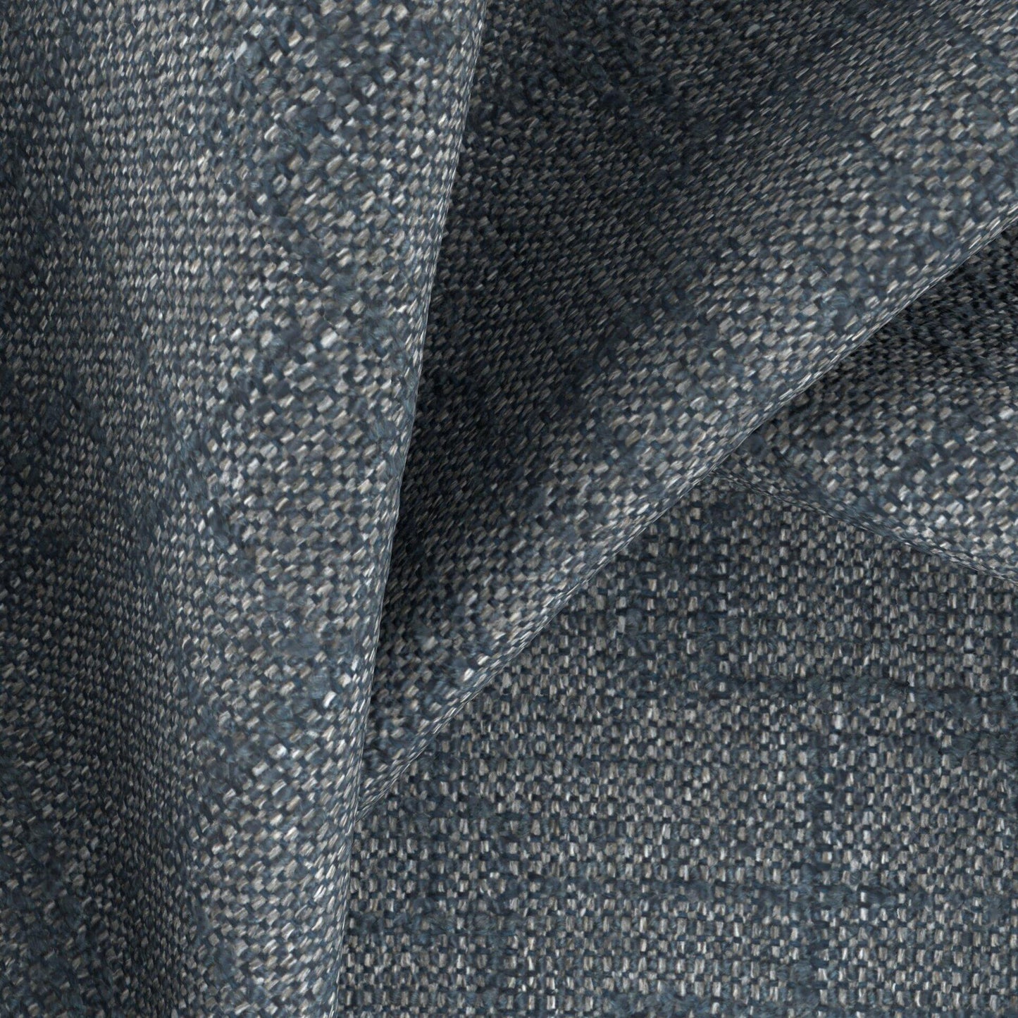 JF FABRICS Lennon 67 J9771 Boucle Plain, Texture Navy, Ink Blue, Grey Boucle - 10124467
