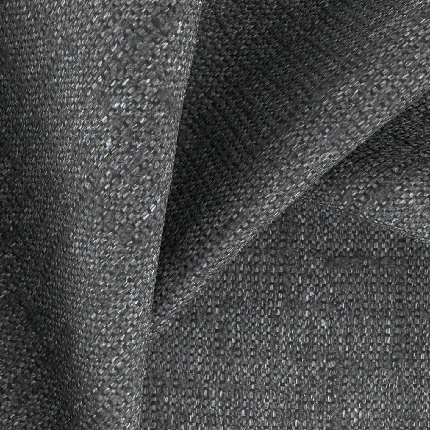 JF FABRICS Lennon 98 J9771 Boucle Plain, Texture Charcoal Grey, Black Boucle - 10124498