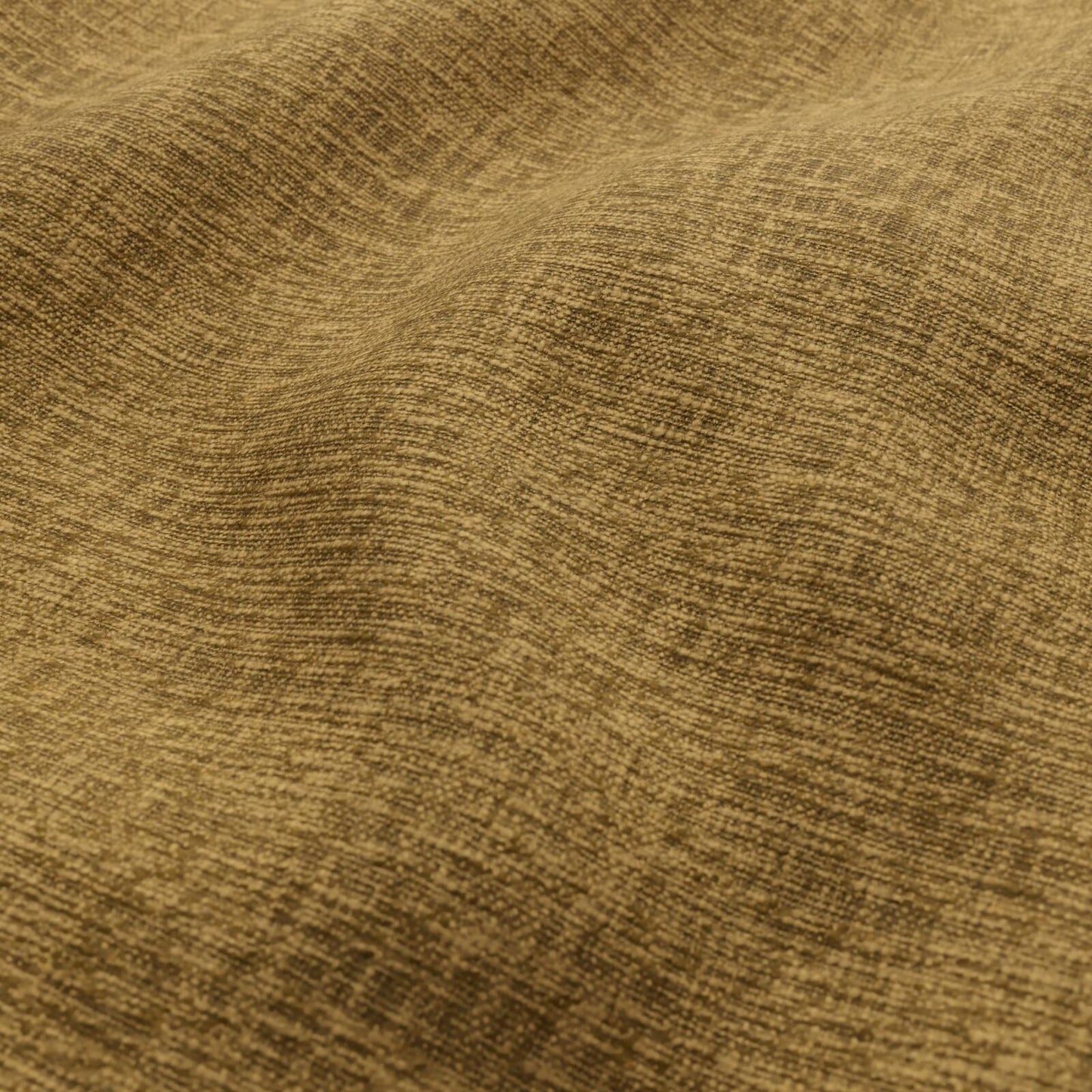 Golden-brown heathered fabric with a soft, textured weave and drape, suitable for apparel or upholstery.