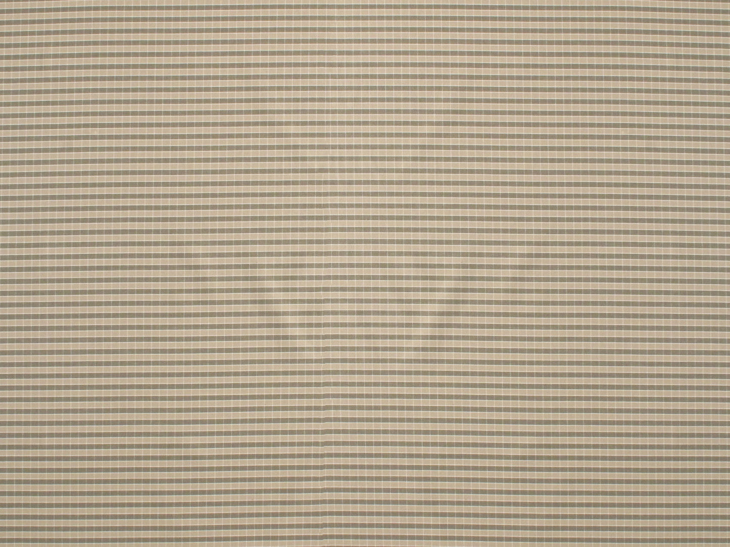 SCALAMANDRE OUTLET FABRIC OXFORD CHECK FABRIC TAN, WHITE - LE 00051258 NEW SKU # LE12580005