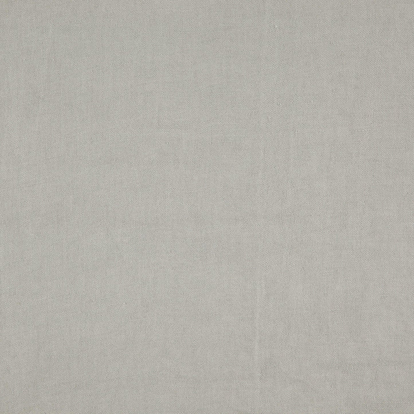 Light gray linen fabric swatch with natural weave texture, ideal for upholstery or curtains.