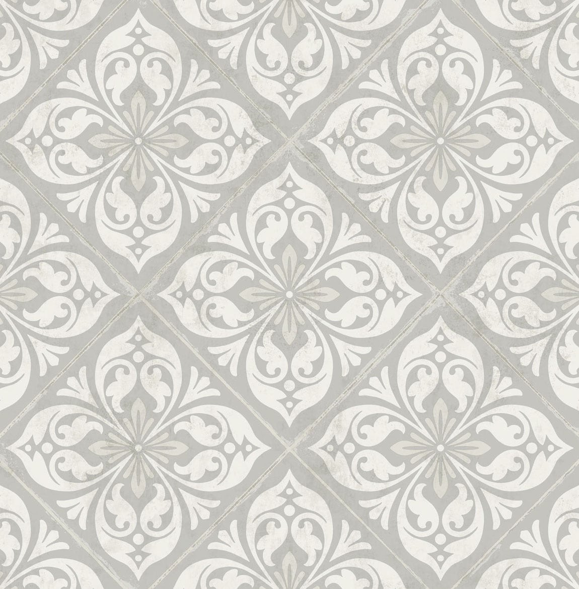 Lillian August Luxe Retreat Plumosa Tile Tile Coastal Grey Metallic - LN11008