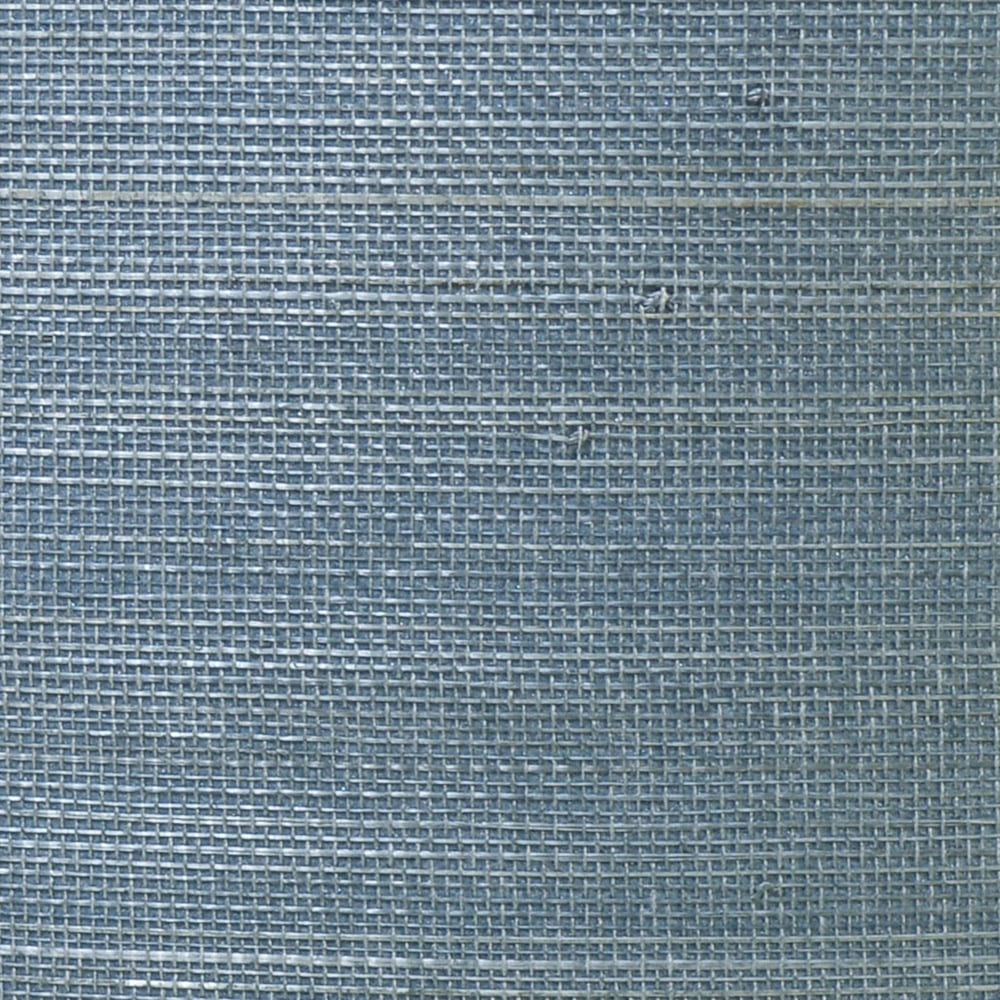 Lillian August Lillian August Grasscloth Binder Abaca Grasscloth Contemporary Blue Satin - LN11842