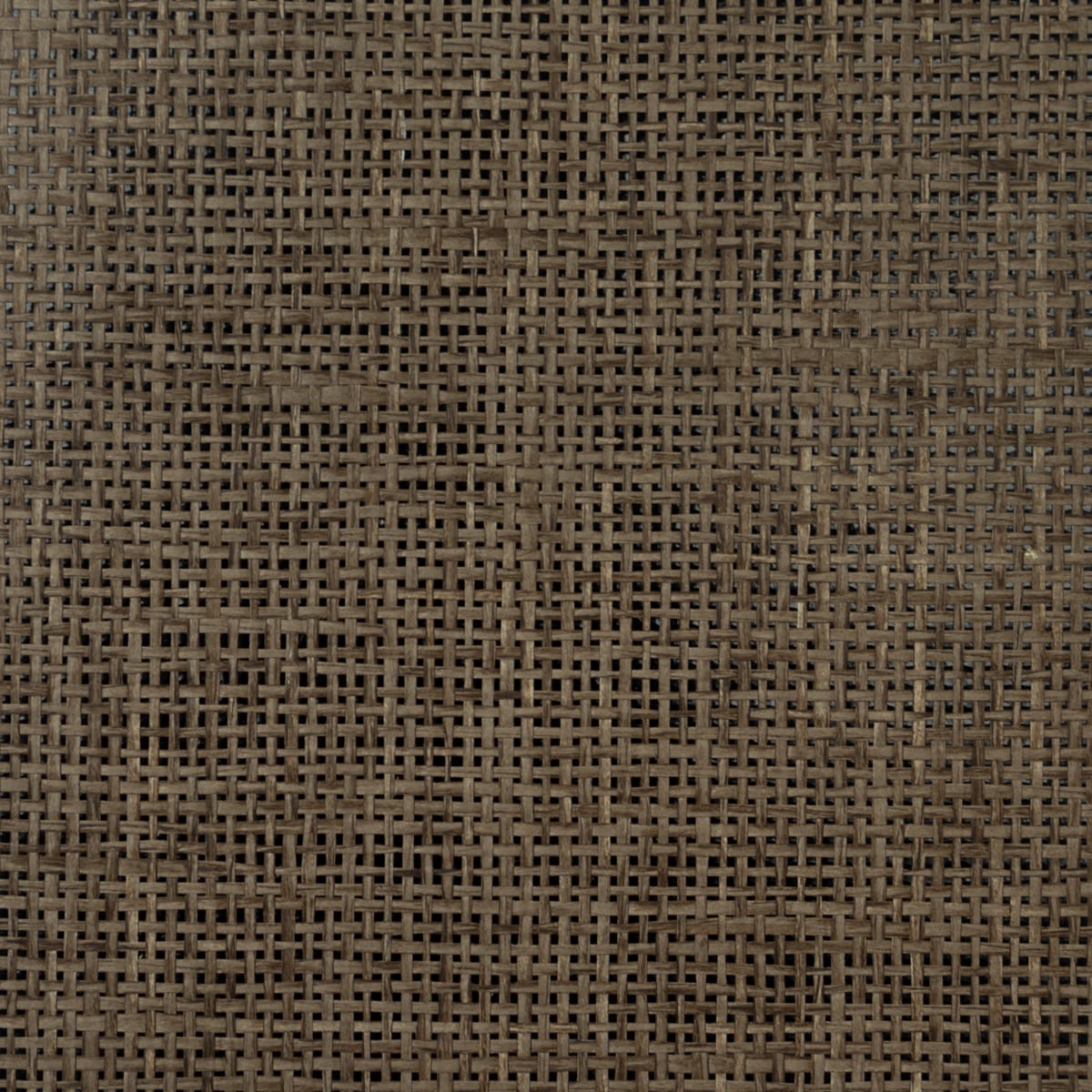 Lillian August Paperweave Grasscloth Contemporary Dark Walnut & Black Gloss - LN11889