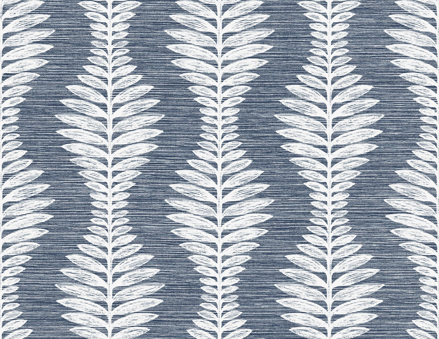 Lillian August Coastal Haven Carina Leaf Ogee Botanical Coastal Blue Matte - LN40502