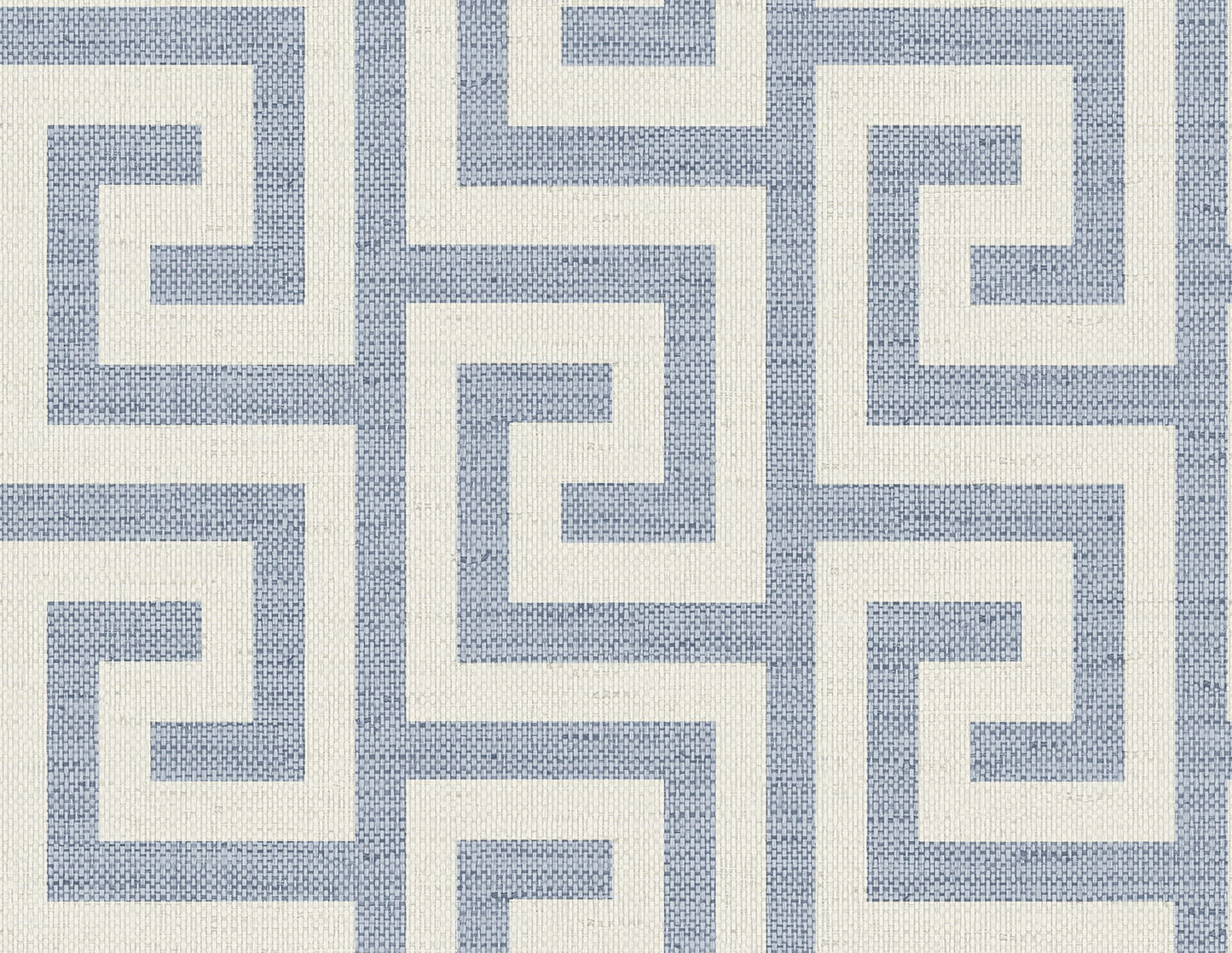 Lillian August Coastal Haven Luna Retreat Greek Key Geometric Coastal Blue Matte - LN41212