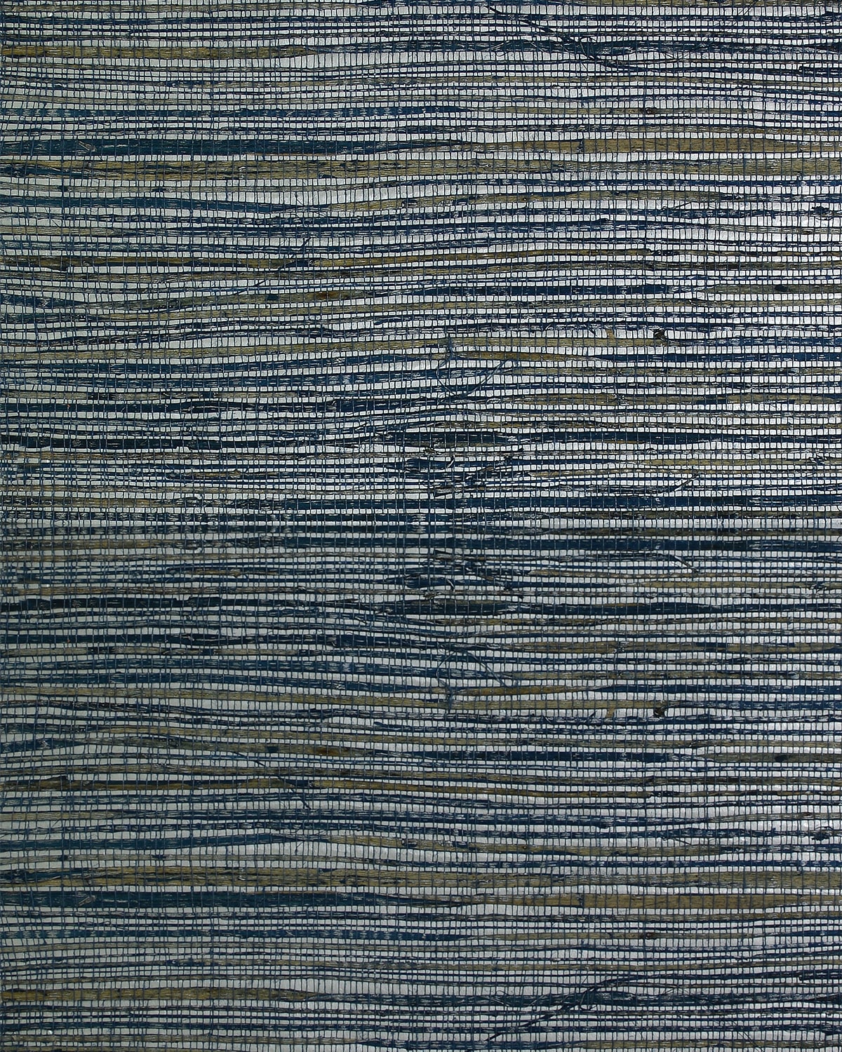 Lillian August Lillian August Natural Textured Wallcoverings 2 Raw Hemp Grasscloth Contemporary Blues Satin - LN50000