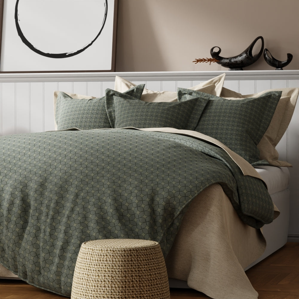 NICHOLASJOHN INC NJ-CAMEO Sage Geometric Fabric - NJ25-1939