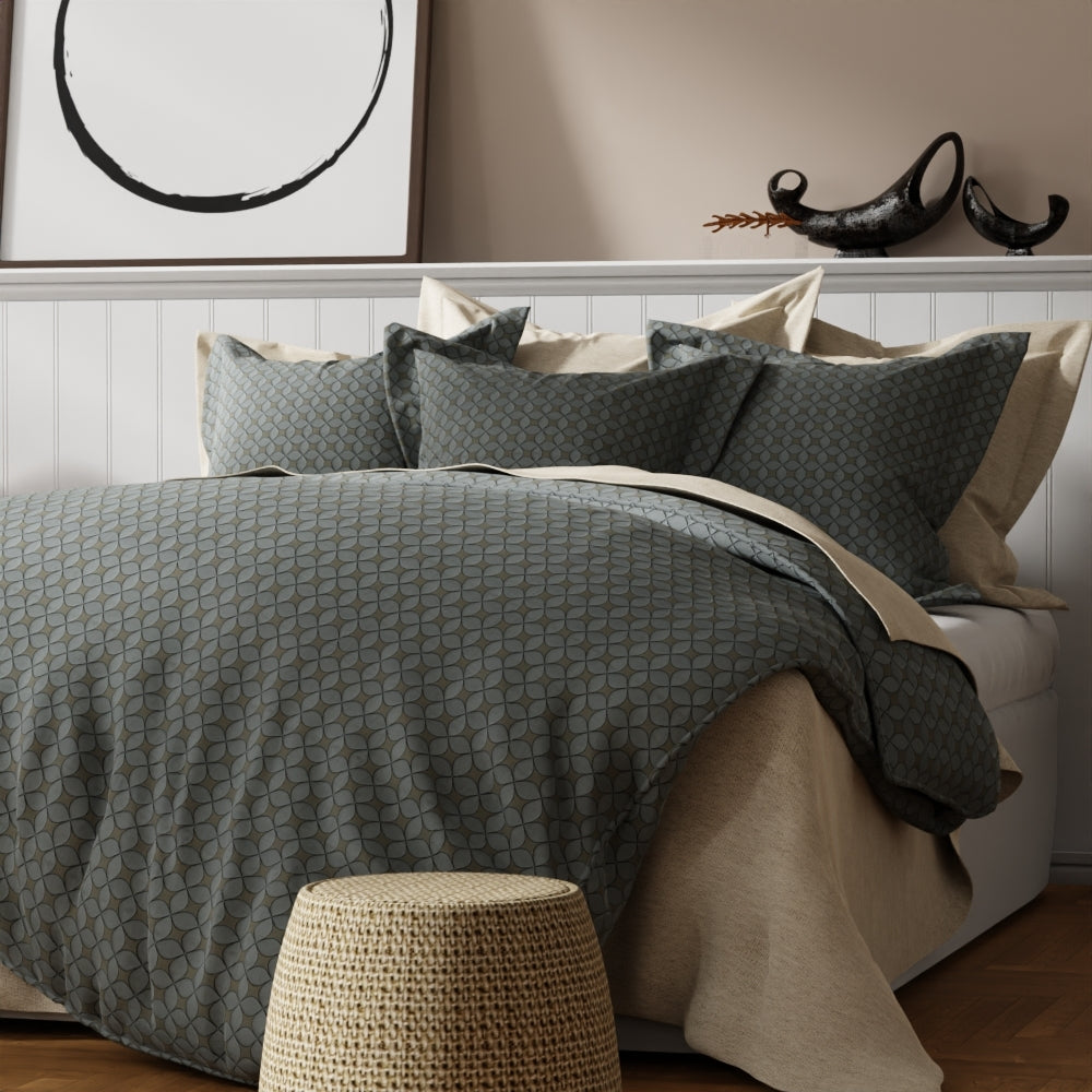 NICHOLASJOHN INC NJ-CAMEO Mushroom Geometric Fabric - NJ25-1943