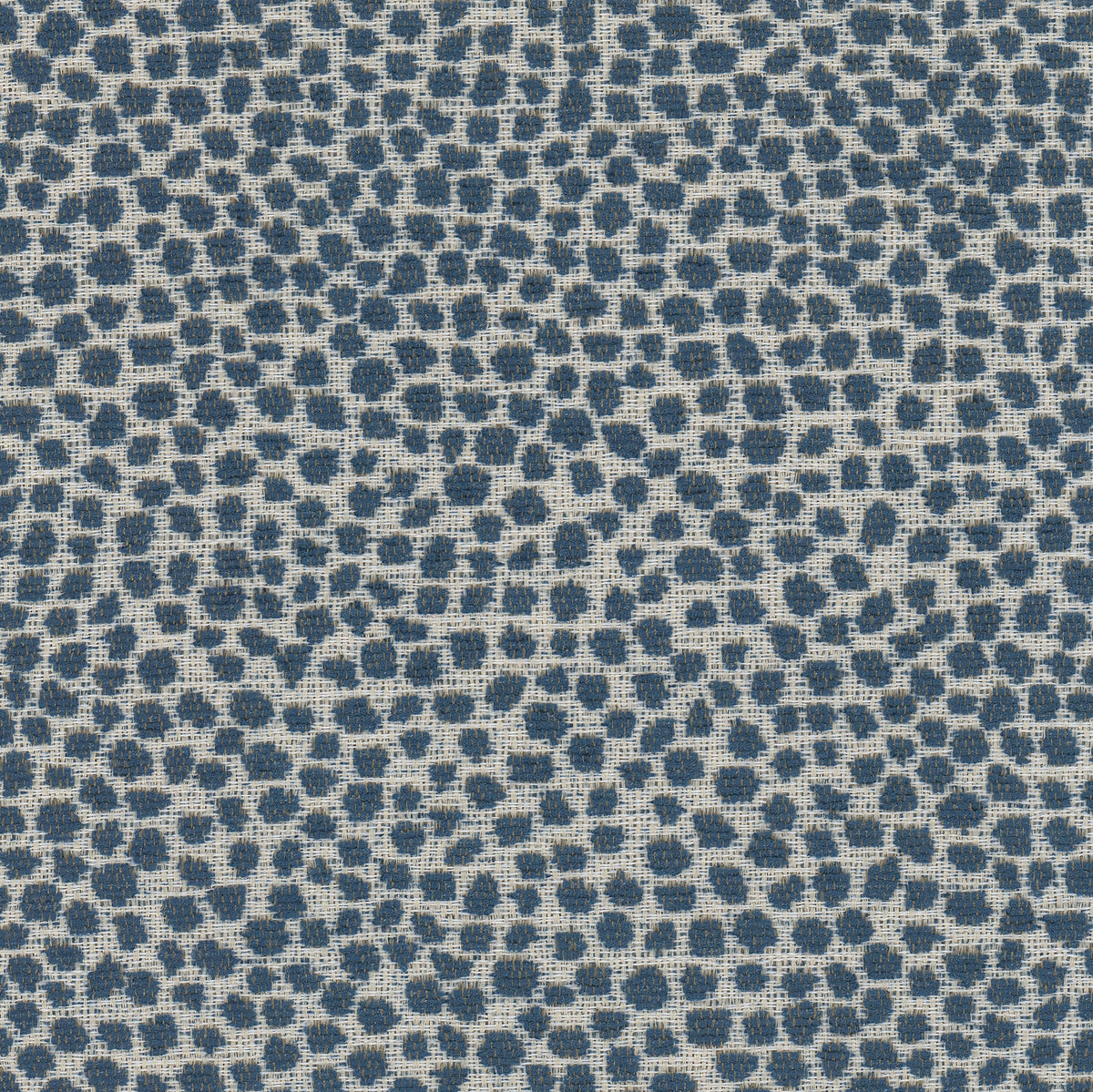 STOUT TEXTILES UPHOLSTERY,CHENILLE TRADITIONAL, ANIMAL SKIN NAVY - LOLL-1