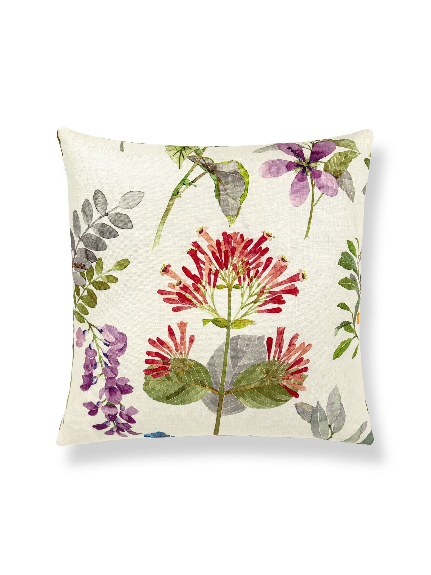 SCALAMANDRE PILLOWS BOTANICAL / FOLIAGE
FLORAL SQUARE - LO 0003SDDK5016 NEW SKU # LOSDDK50160003