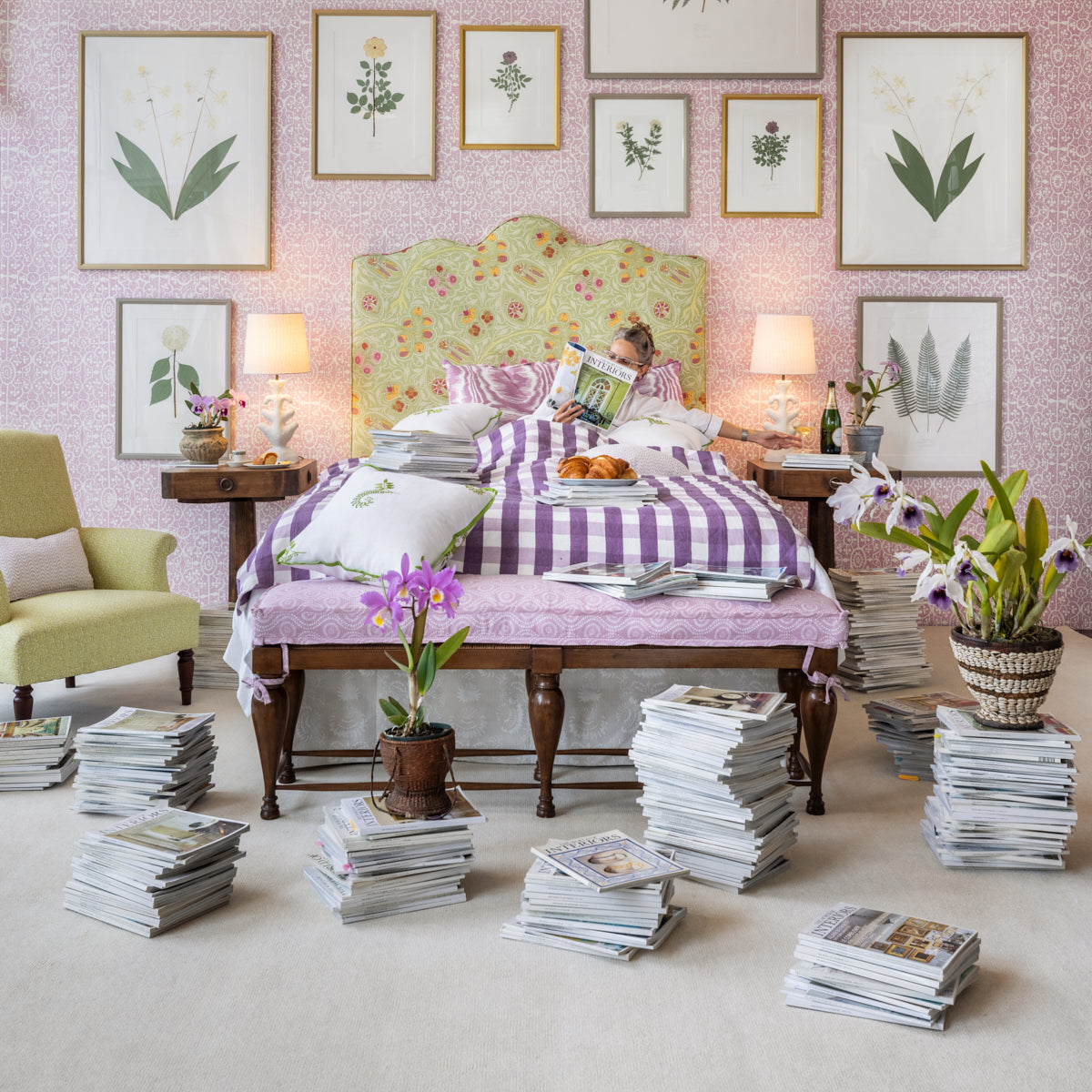 SCHUMACHER RAOUL TEXTILES PATRA TWO LAVENDER - M11368