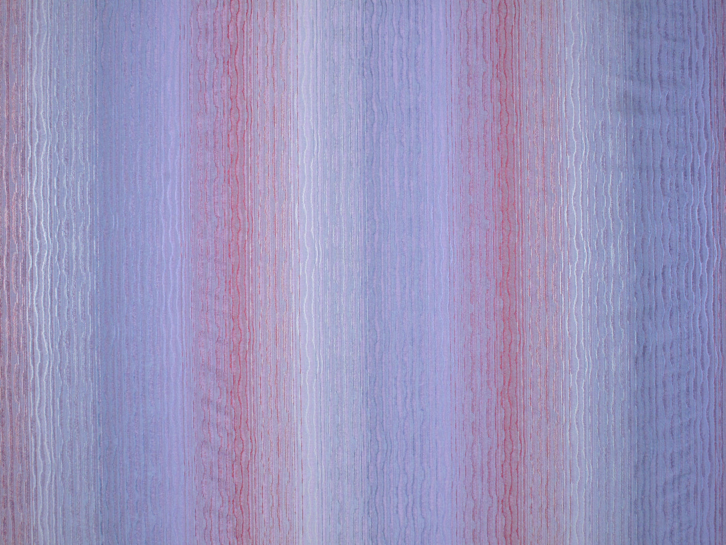 Lavender and purple striped fabric with pink accents, featuring subtle wavy vertical lines and soft textured surface.