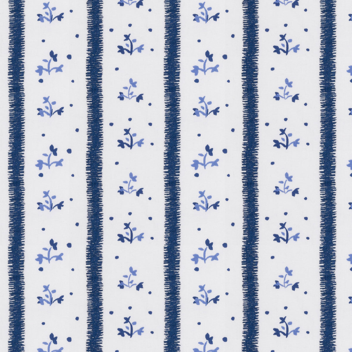 STOUT TEXTILES MULTIPURPOSE,EMBROIDERIES TRADITIONAL, FLORAL STRIPE HARBOR,LAKE - MAHW-1