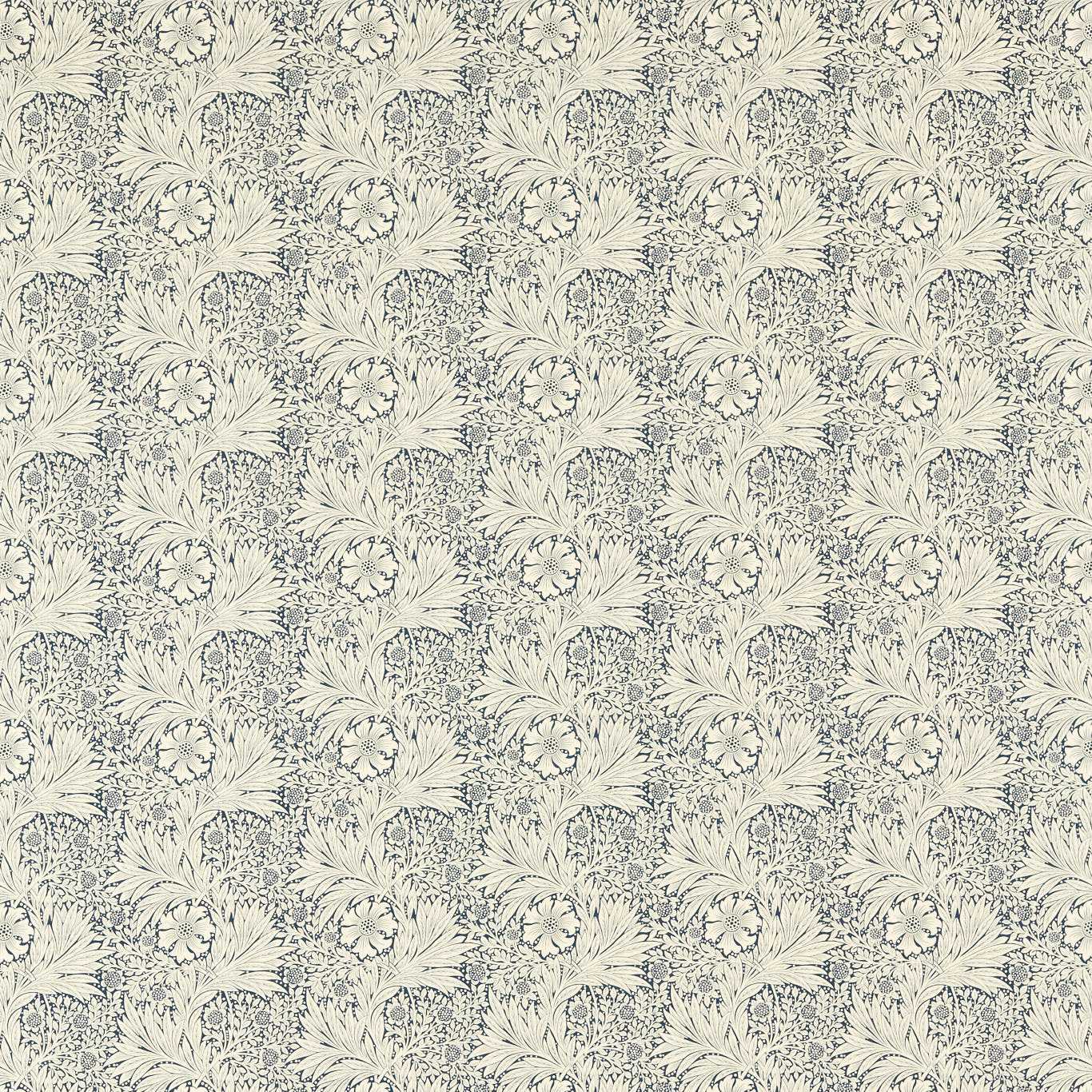 MORRIS & CO Marigold Fabric Contemporary, Floral Indigo - MAMB227105