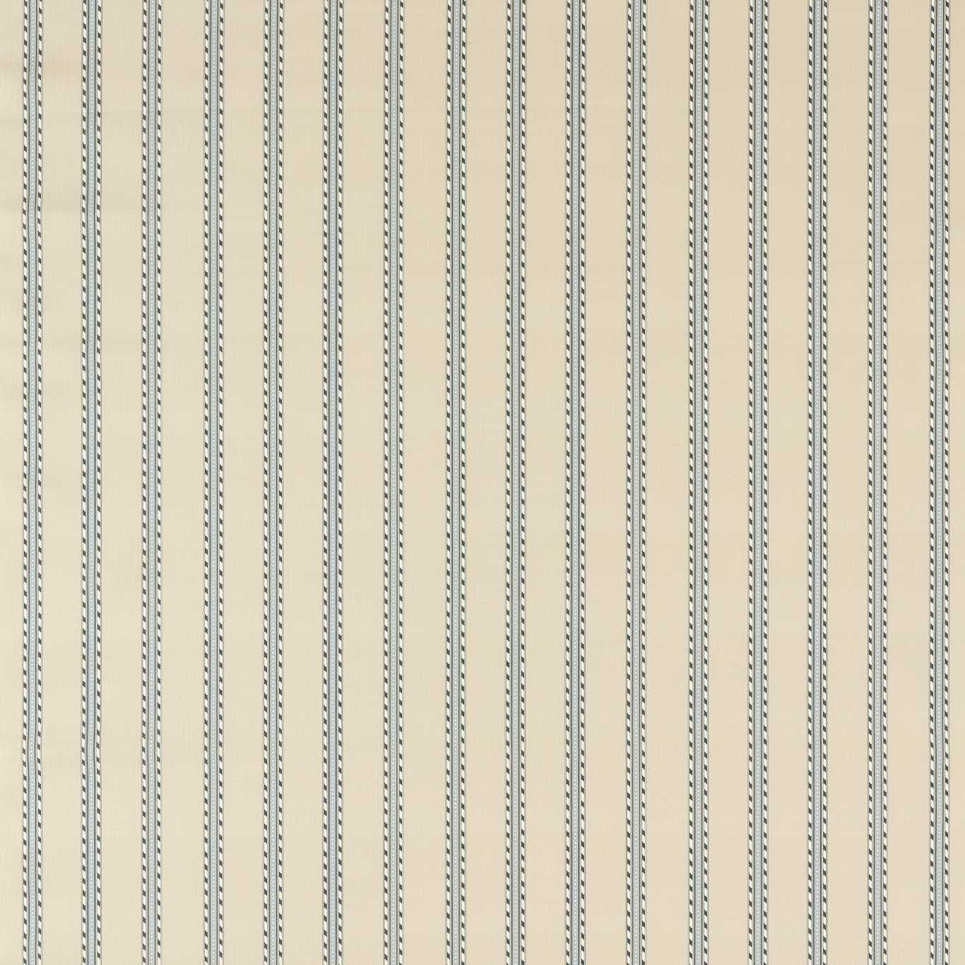 MORRIS & CO Holland Park Stripe Fabric Stripes Slate,Linen - MAMB227119