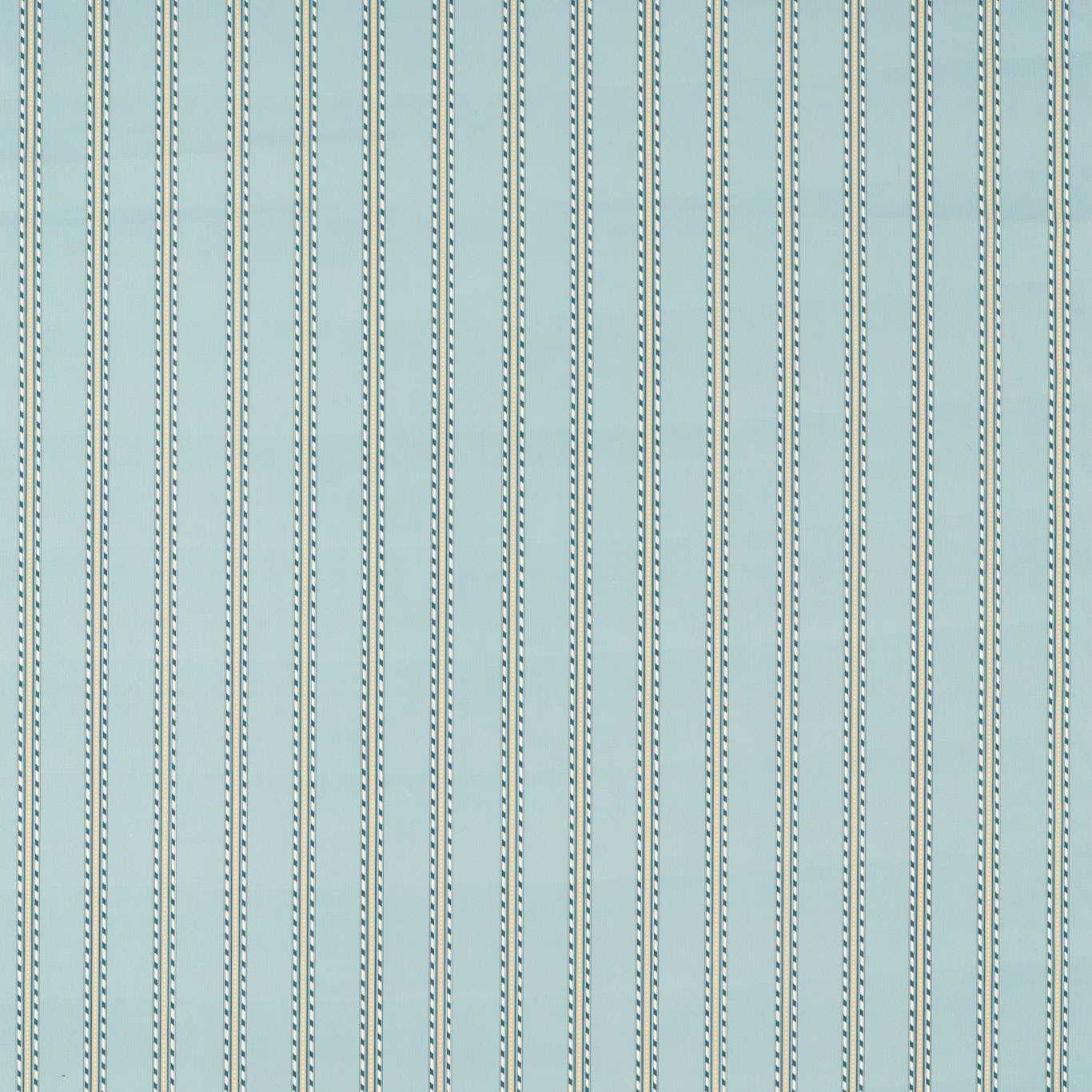 MORRIS & CO Holland Park Stripe Fabric Stripes Mineral Blue - MAMB227120