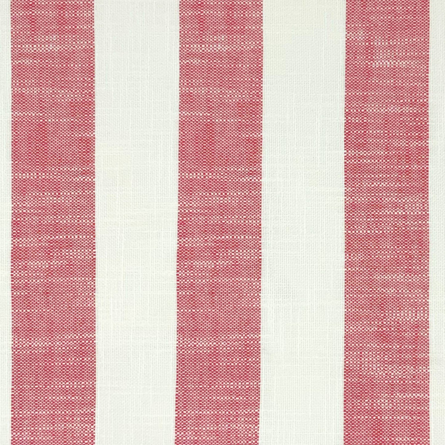 JF Fabrics Bella Dura Home MARINA 46 Fabric Stripe Red, White Linen Texture, Outdoor - 9058046 J9411