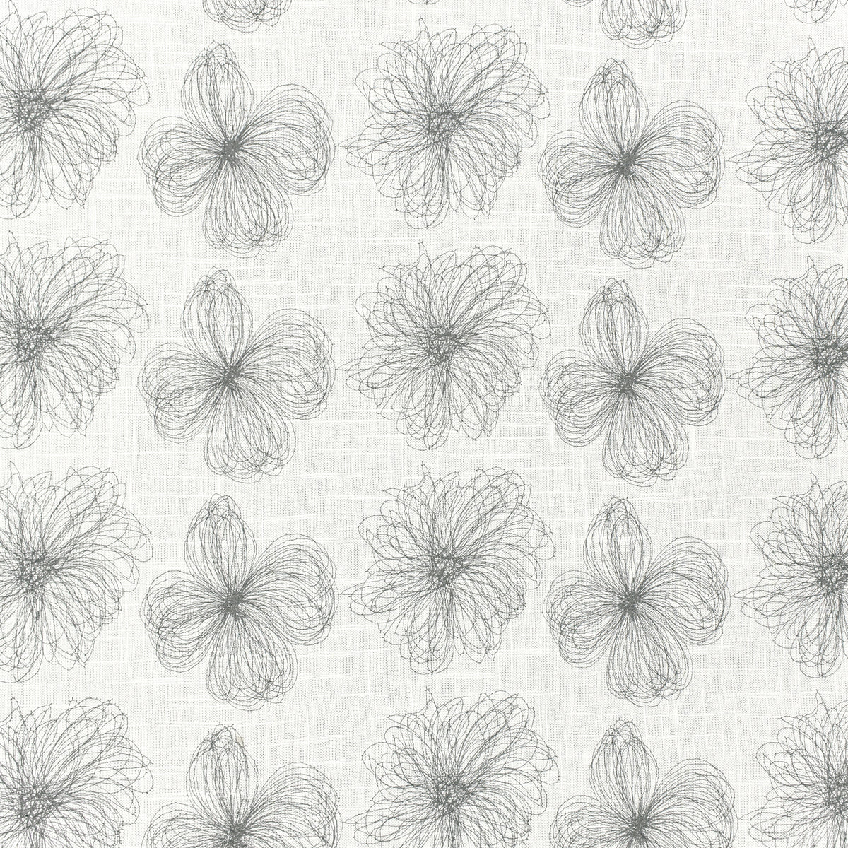STOUT TEXTILES DRAPERY,EMBROIDERIES TRANSITIONAL,, FLORAL IRON - MARN-3
