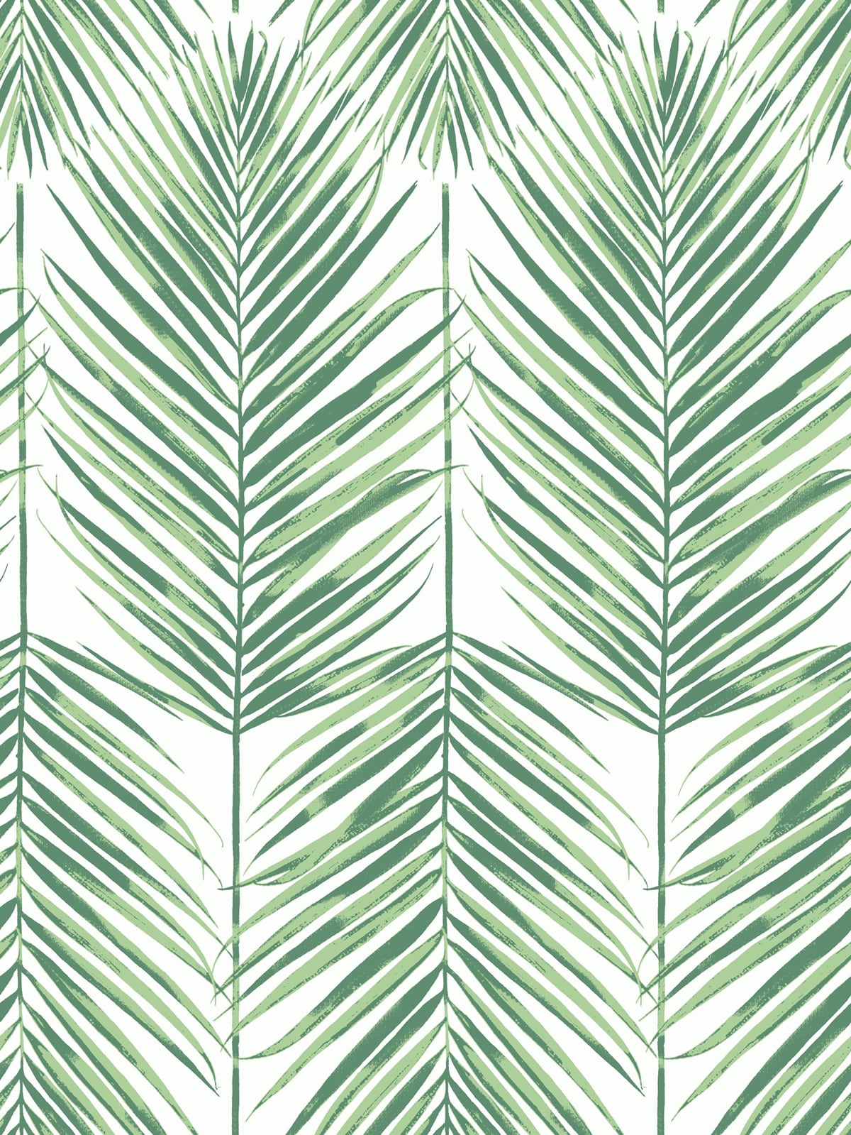 Seabrook Designs Beach House Paradise Palm Palm Leaf Coastal Green Matte - MB30034