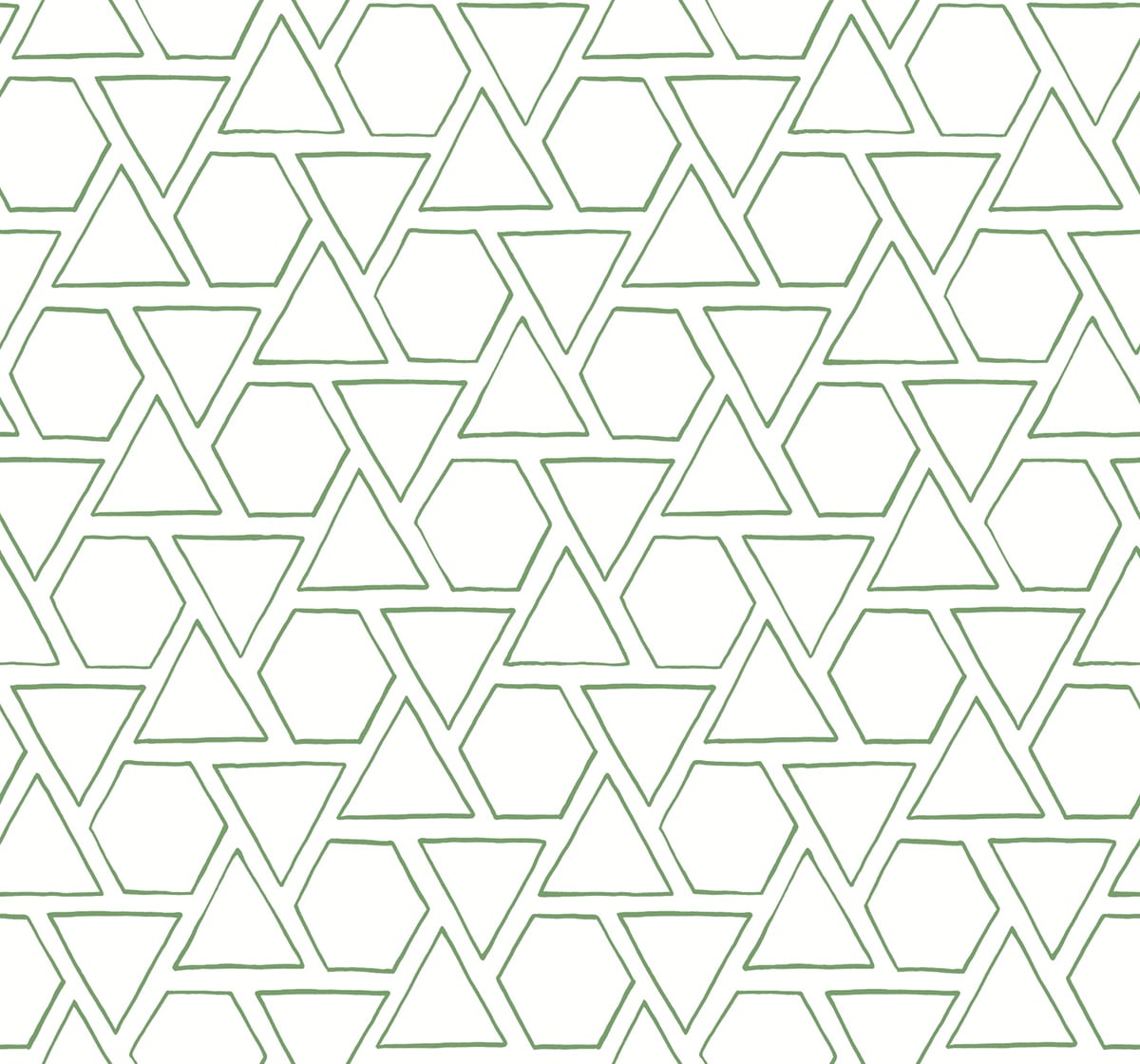 Seabrook Designs Beach House Sun Shapes Geometric Coastal Green Matte - MB30104