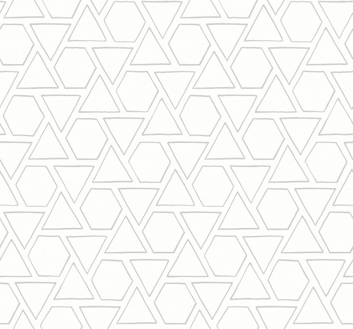 Seabrook Designs Beach House Sun Shapes Geometric Coastal Grey Matte - MB30105