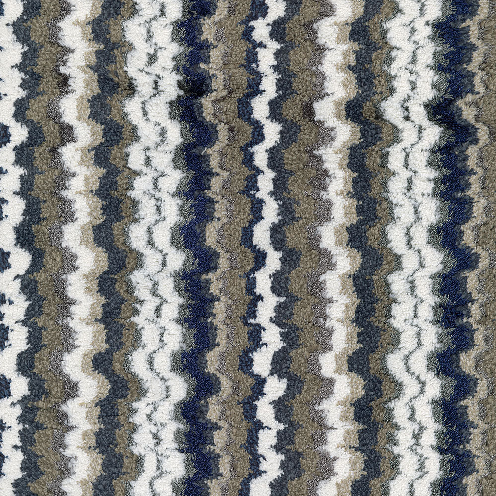 NICHOLASJOHN INC Meener-Blue Chevron Fabric - NJ26-3895