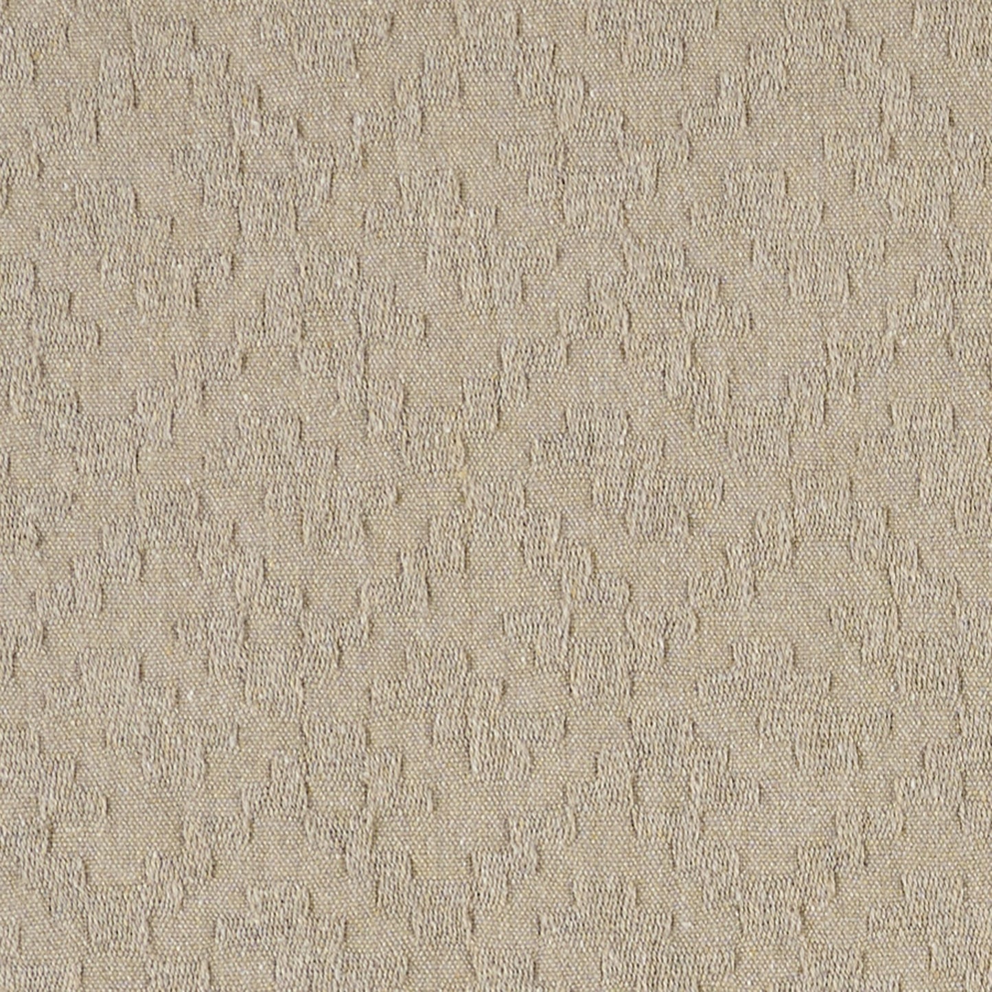 Brown jacquard fabric with a geometric pattern; textured upholstery material.