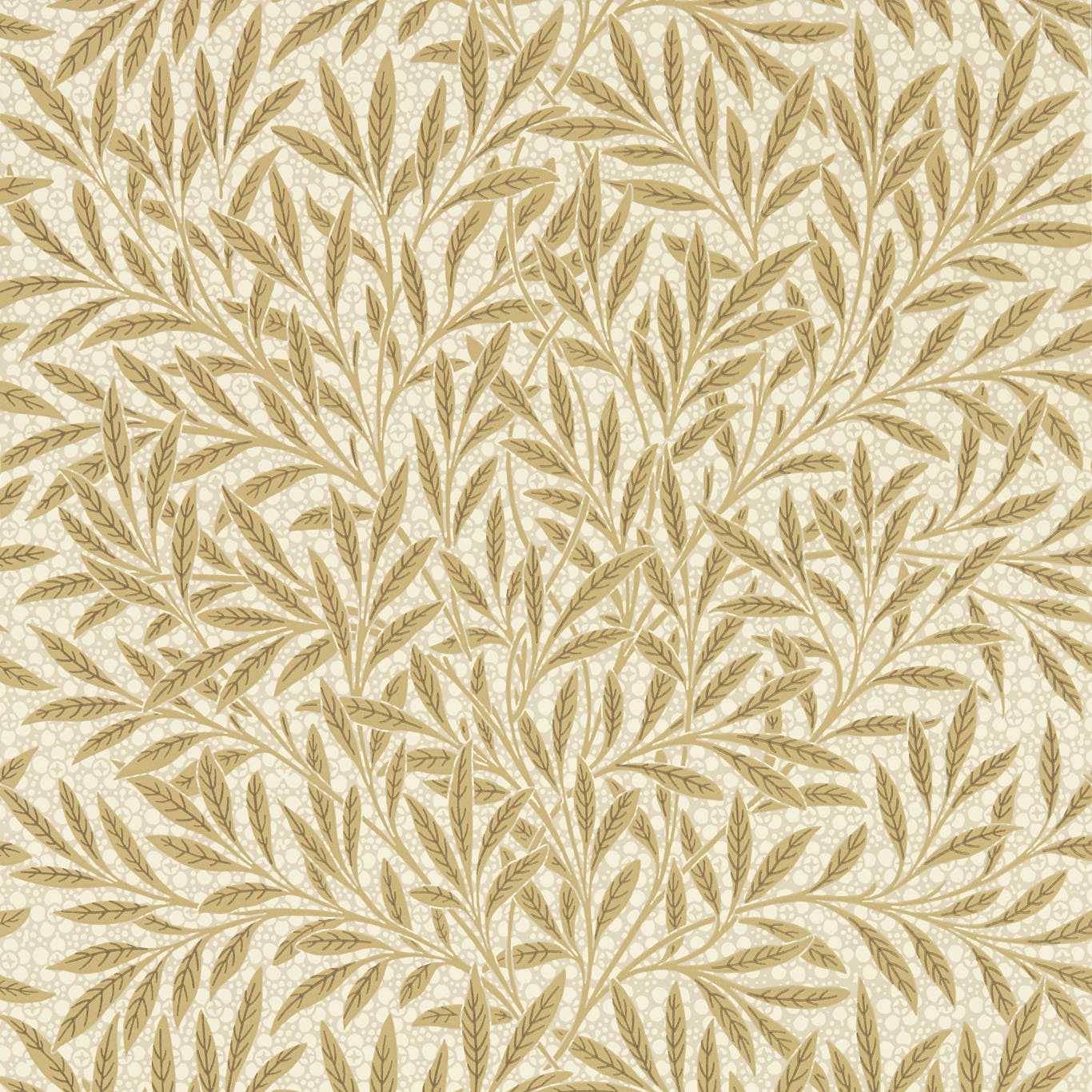 MORRIS & CO Emerys Willow Wallpaper Leaves , Trees Citrus Stone Surflex-Printed Wallpaper - MEWW217185