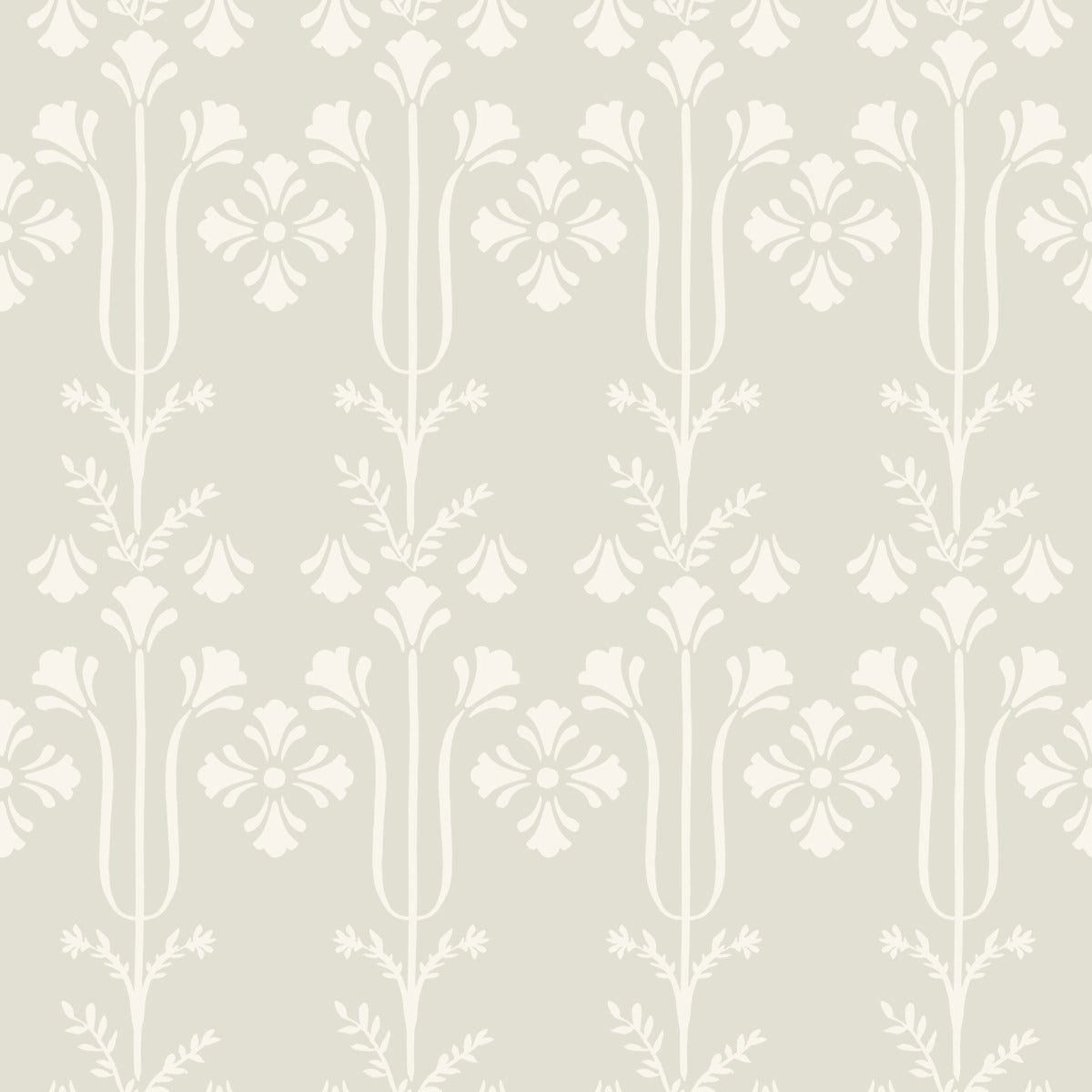 York Wallcoverings Magnolia Home 4 Lydia Botanical Traditional Grey - MF4804