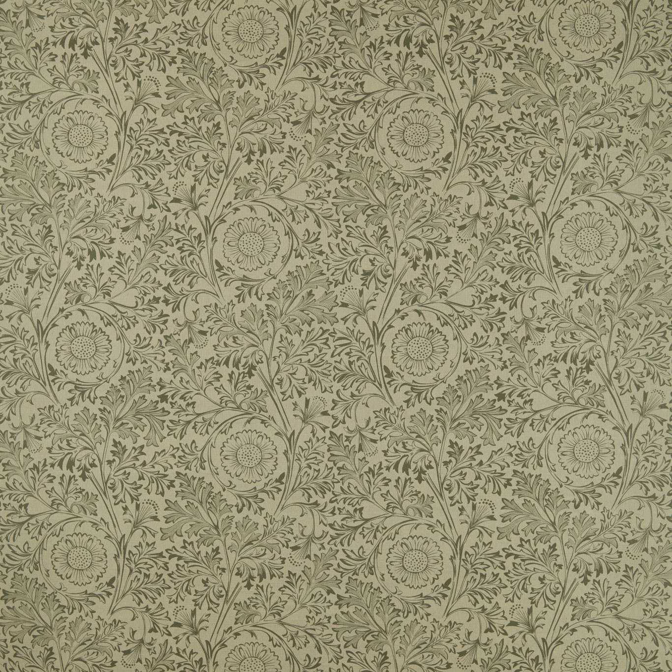MORRIS & CO Chamomile Fabric Classic Floral Bayleaf - MHTF227388
