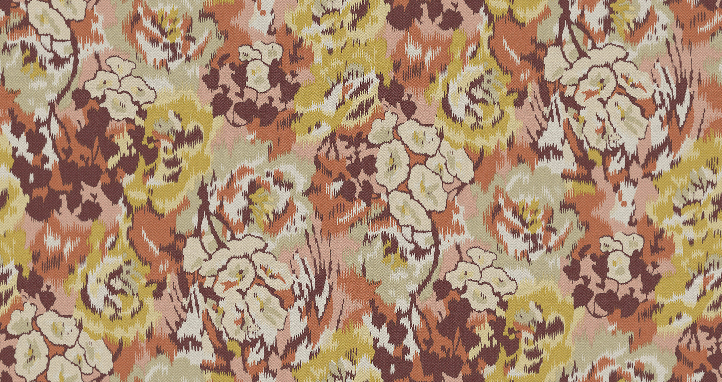 York Wallcoverings Missoni 4 Flower Pot Brown Wallpaper Florals and Flowers Browns - MI10302