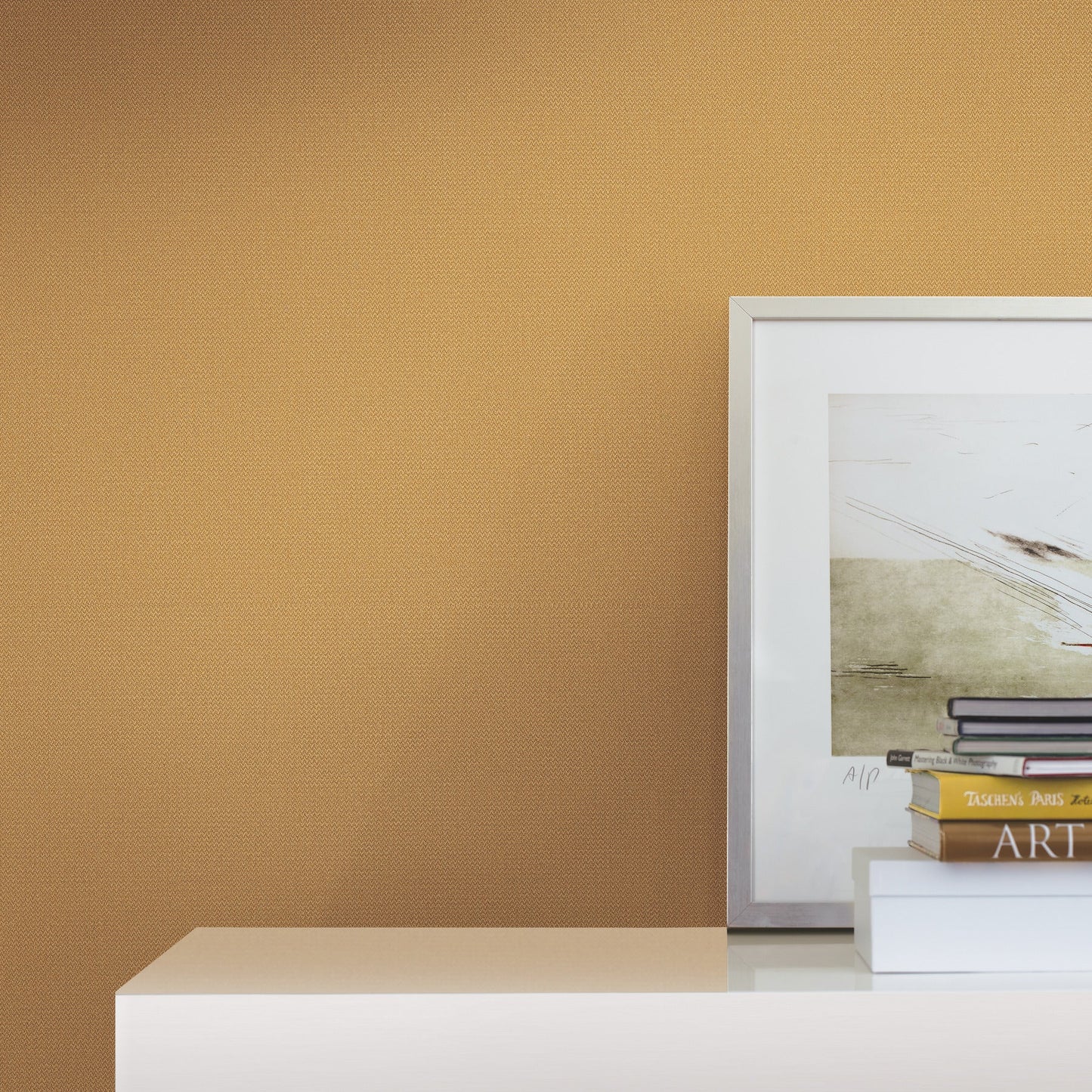 York Wallcoverings Missoni Chevronette Gold Wallpaper Textures Yellows - MI10364