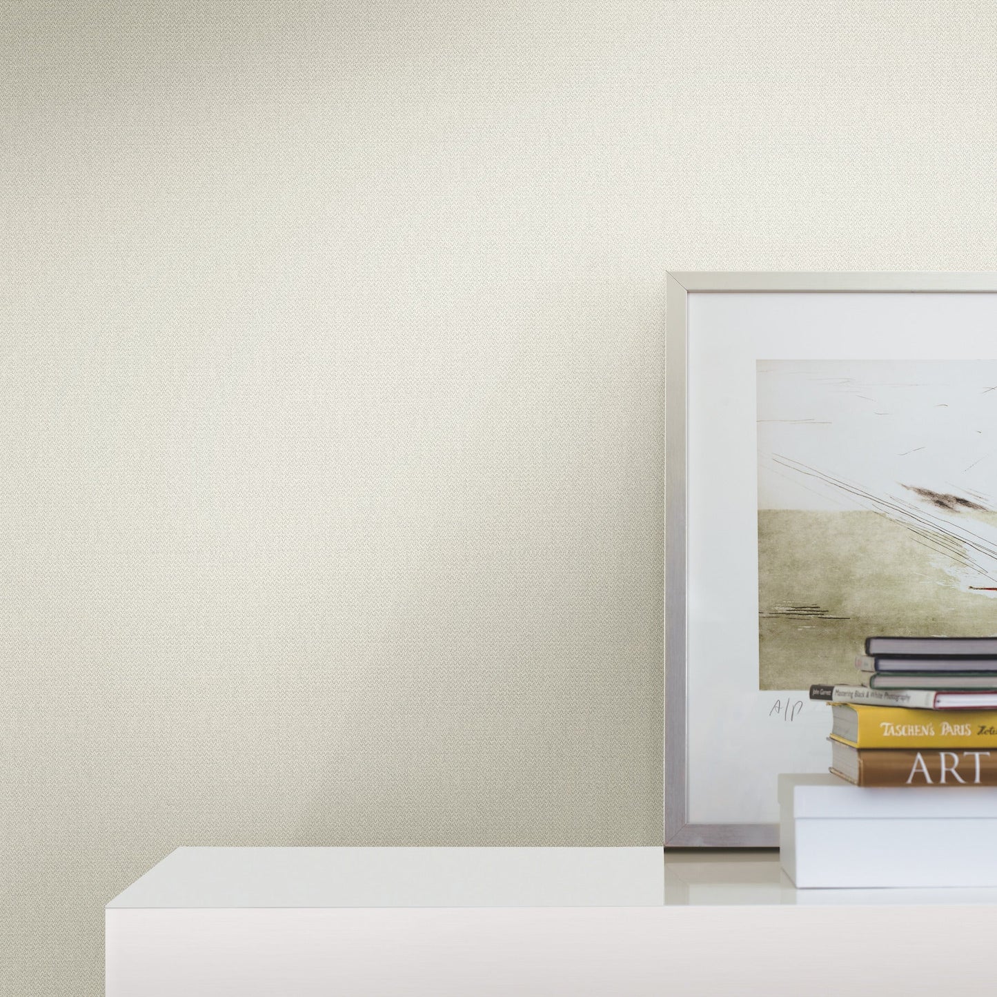 York Wallcoverings Missoni Chevronette White Wallpaper Textures Whites and Off-Whites - MI10367