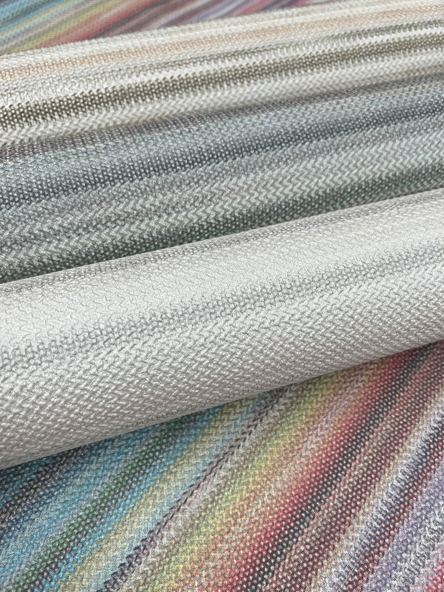 York Wallcoverings Missoni Home 5 Striped Sunset Brown Wallpaper Stripes Browns - MI10398