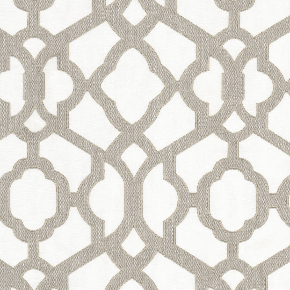 STOUT TEXTILES MULTIPURPOSE,EMBROIDERIES TRADITIONAL, SCROLL TAUPE - MICA-3