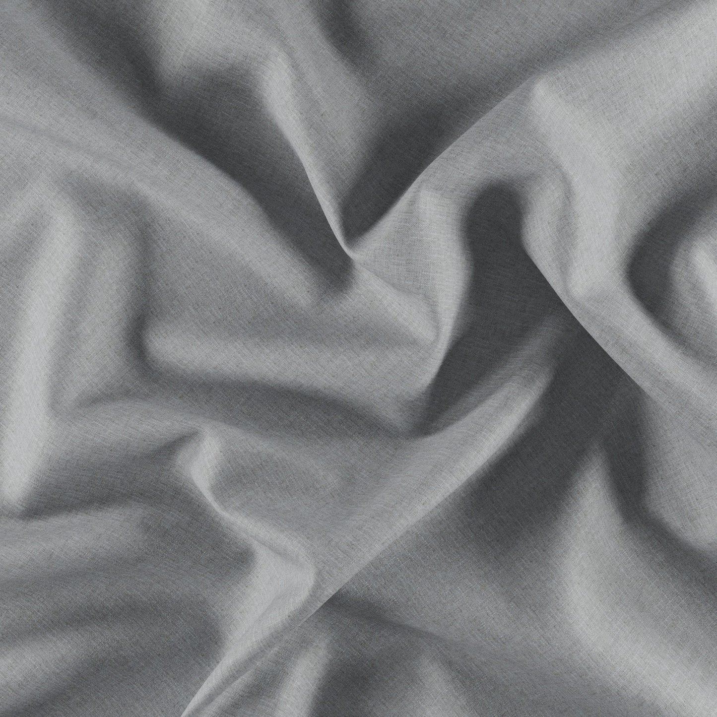 JF Fabrics MIDNIGHT 96 Fabric Plain Grey,Silver Blackout, Linen Texture - 8165096 J8691