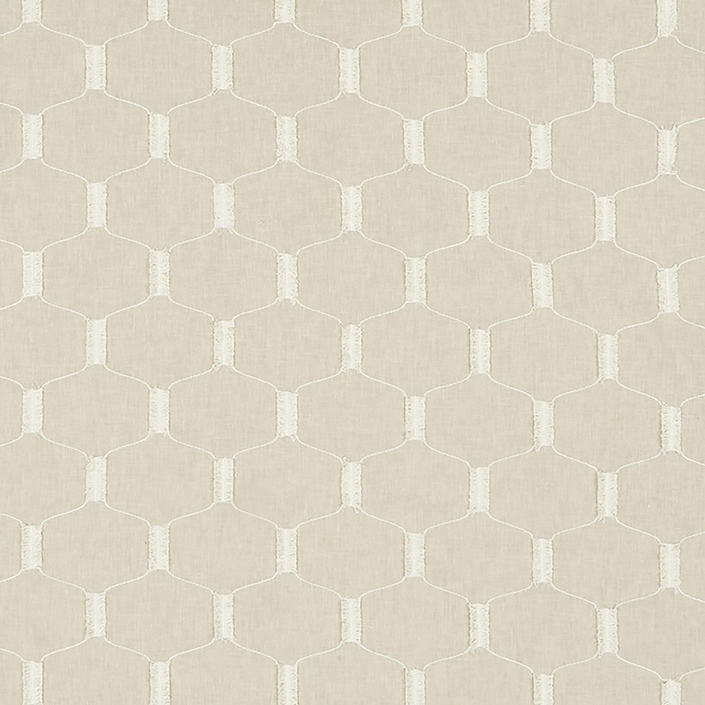 JF Fabrics MINGLE 32 Fabric Transitional,Contemporary,Geometric Creme,Beige Embroidery - 7627832 J8201