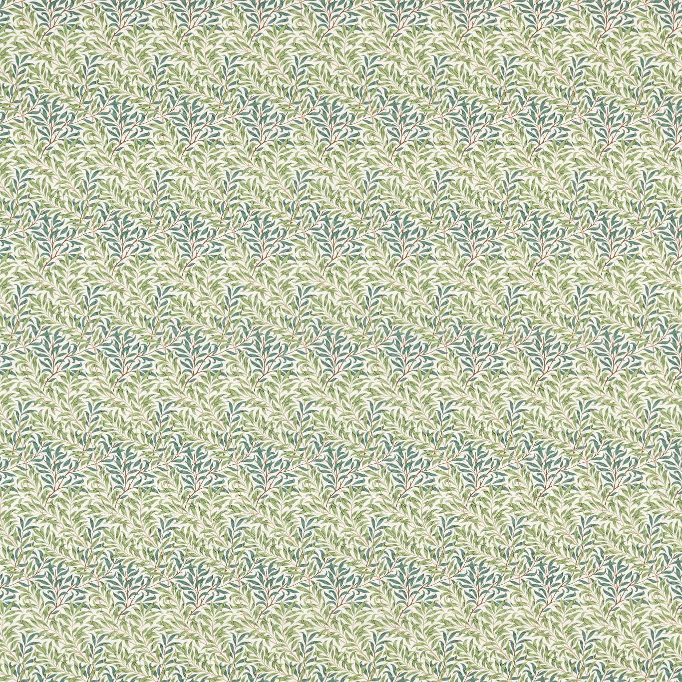 MORRIS & CO Willow Bough Minor Fabric Contemporary, Floral Nettle - MLIF227243