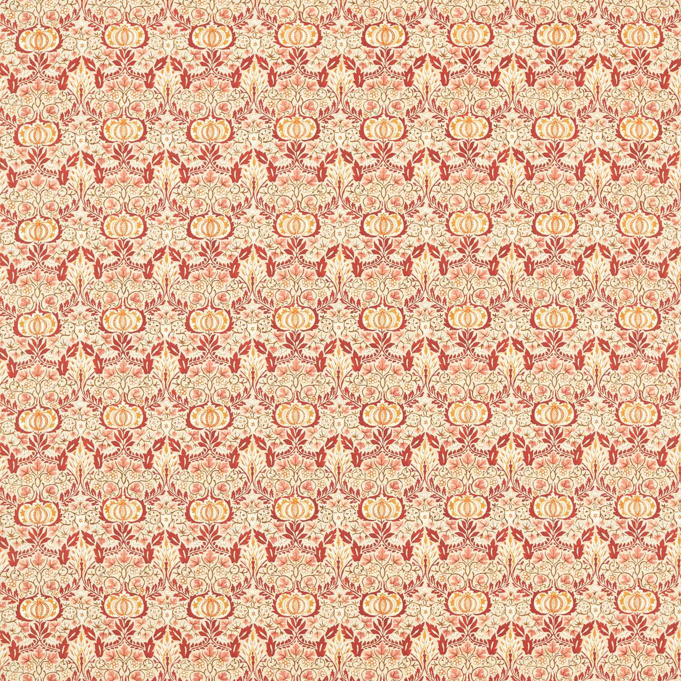 MORRIS & CO Little Chintz Fabric Contemporary, Floral Russet - MLIF227251