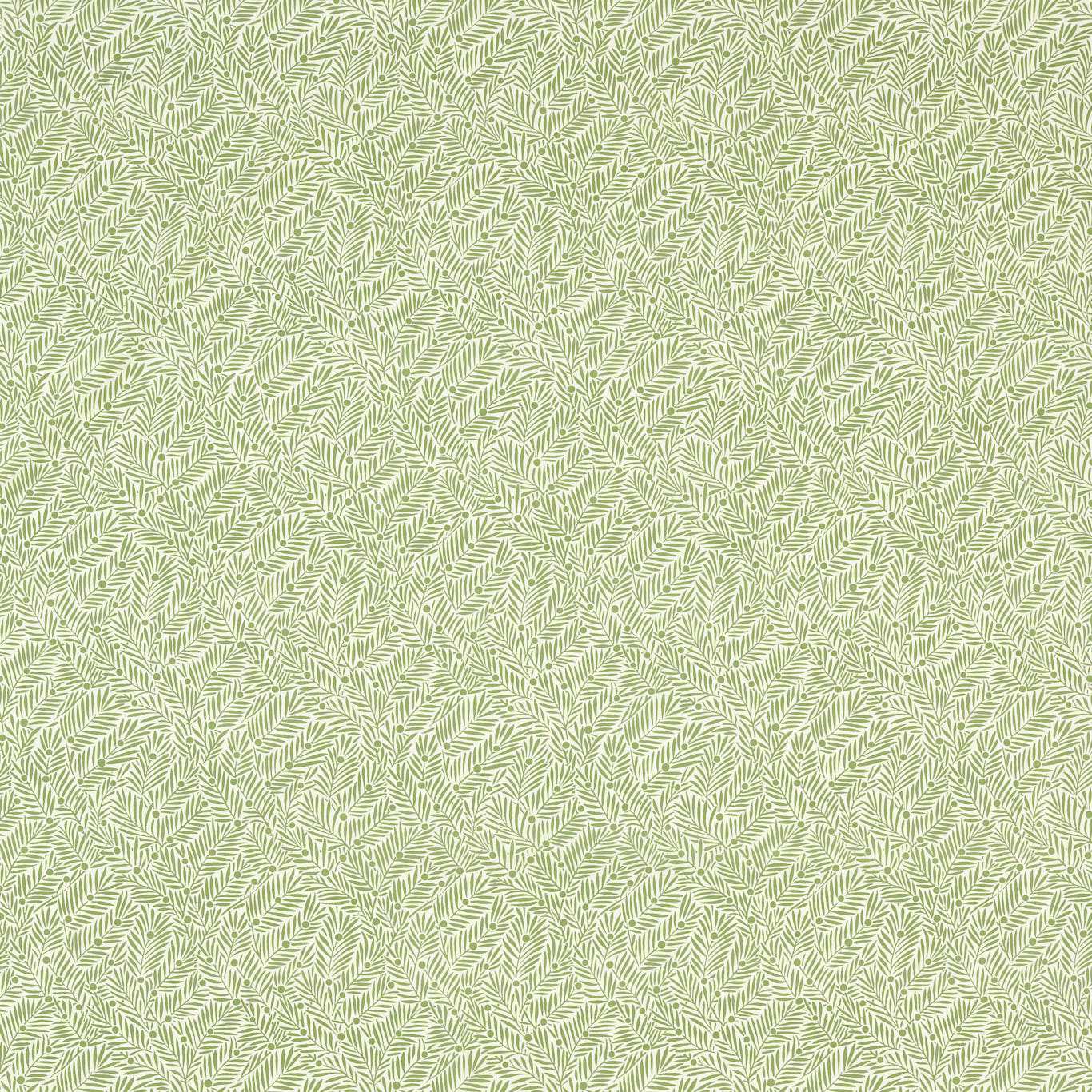 MORRIS & CO Yew & Aril Fabric Contemporary, Floral Sage - MLIF227256