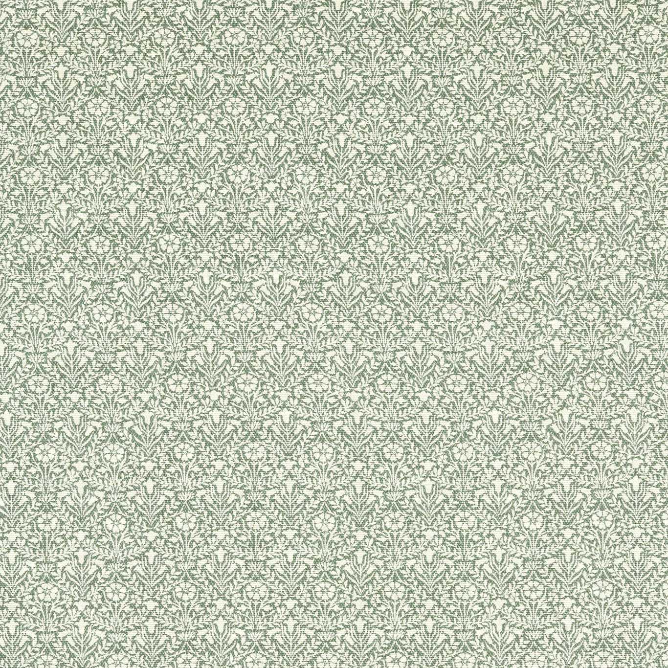 MORRIS & CO Bellflowers Weave Fabric Contemporary, Floral Seagreen - MLIF237422