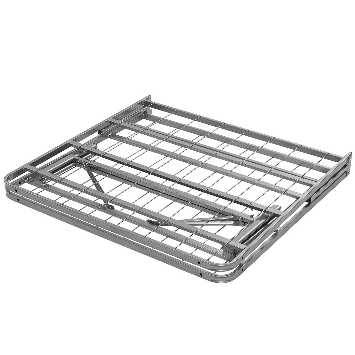 Modway Outlet Horizon Stainless Steel Twin Bed Frame by Modway Bedroom Furniture Silver - MOD-5427-SLV